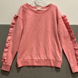 Rose pink CREWCUTS sweatshirt size 12